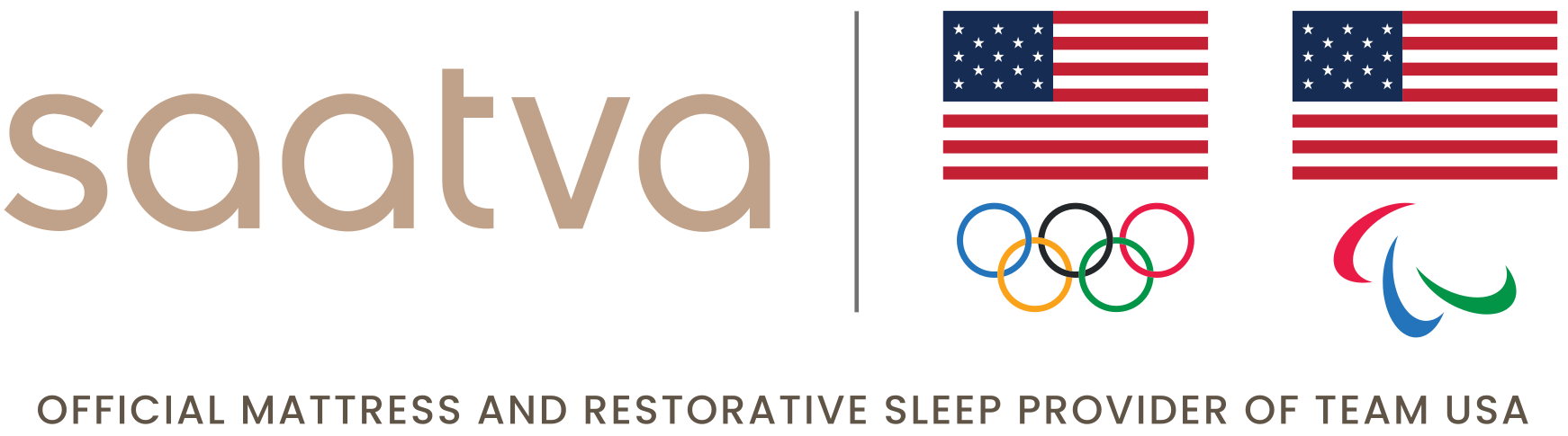 Saatva Olympics logo
