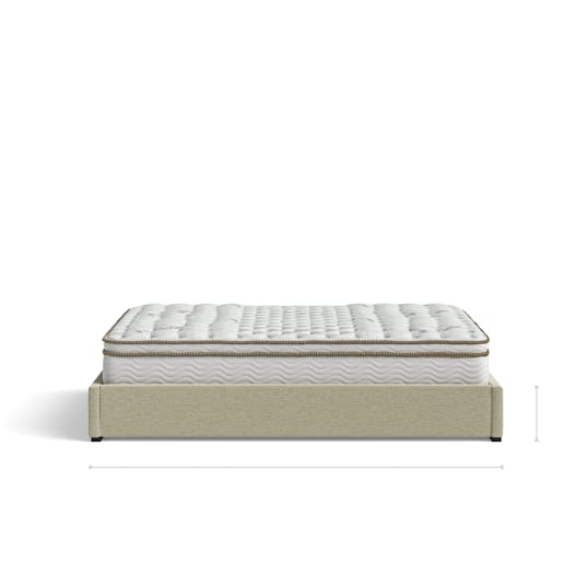 Amalfi Platform Bed profile dimensions