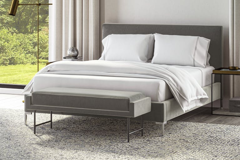 Arno Cushioned Bench angle