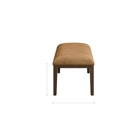 Avon Bench front dimensions