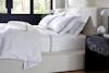 Banded Percale Duvet Cover Set lifestyle profile