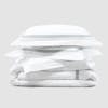 Banded Percale Duvet Cover Set