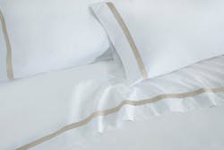 Banded Percale Pillowcase Pair