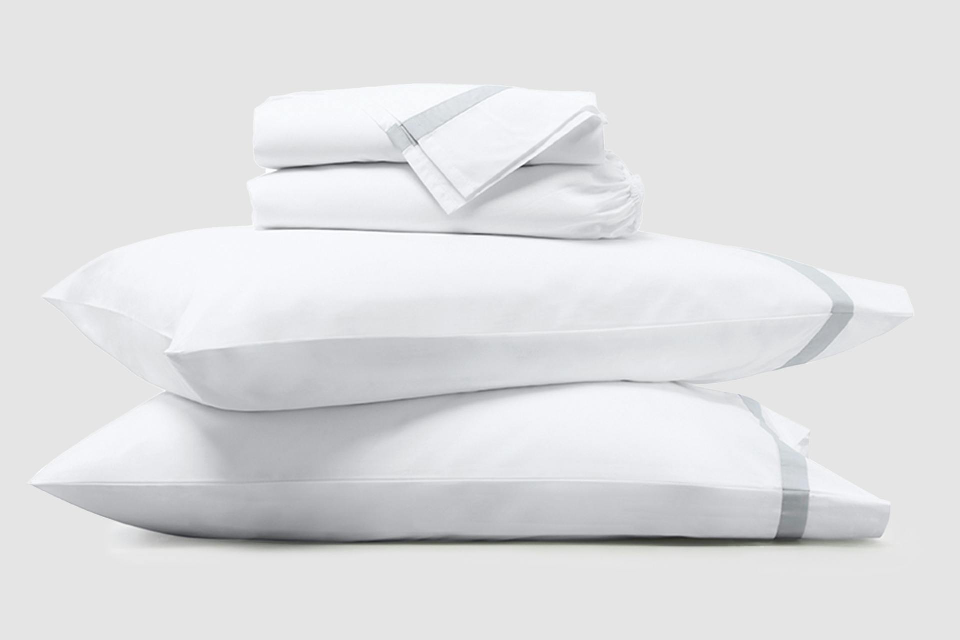 Banded Percale Sheet Set - Thumbnail 2