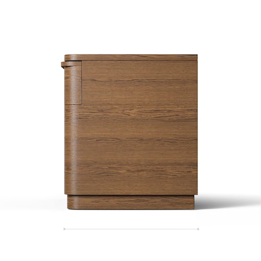 Calan Nightstand profile dimensions