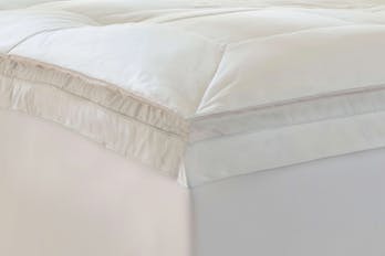 Down-Topped Featherbed Mattress Topper