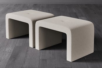 Elyne Ottoman Pair