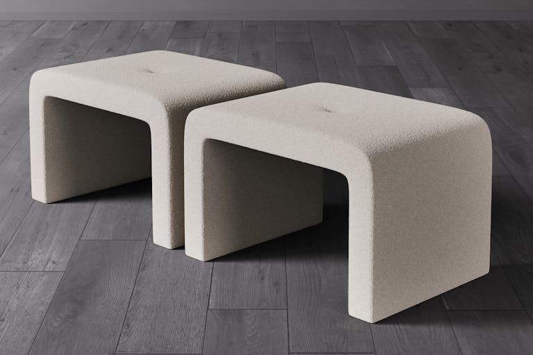 Elyne Ottoman Pair studio
