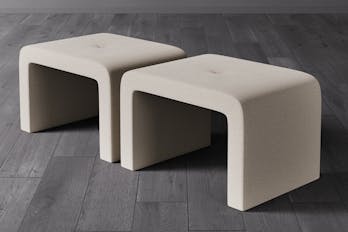 Elyne Ottoman Pair