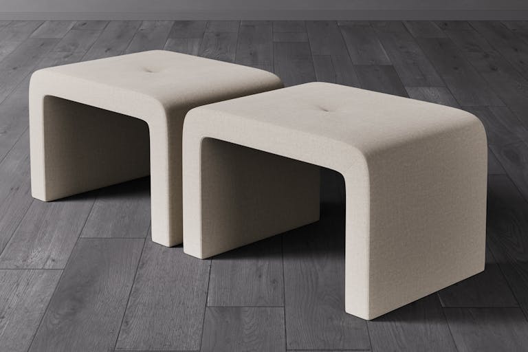 Elyne Ottoman Pair studio