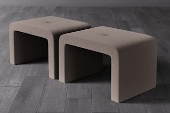 Elyne Ottoman Pair
