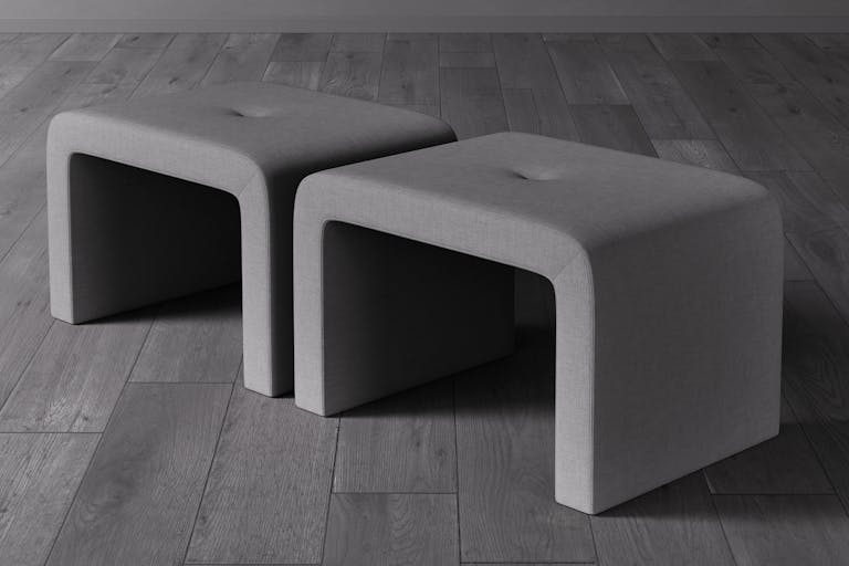 Elyne Ottoman Pair studio