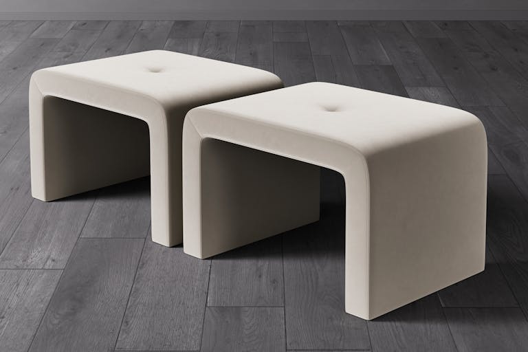 Elyne Ottoman Pair studio