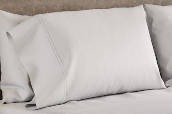 The Embroidered Sateen Pillowcase Pair