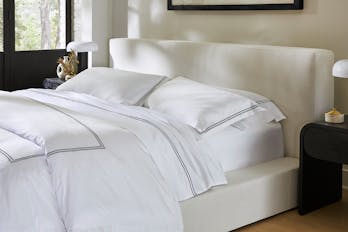 Embroidered Sateen Duvet Cover Set