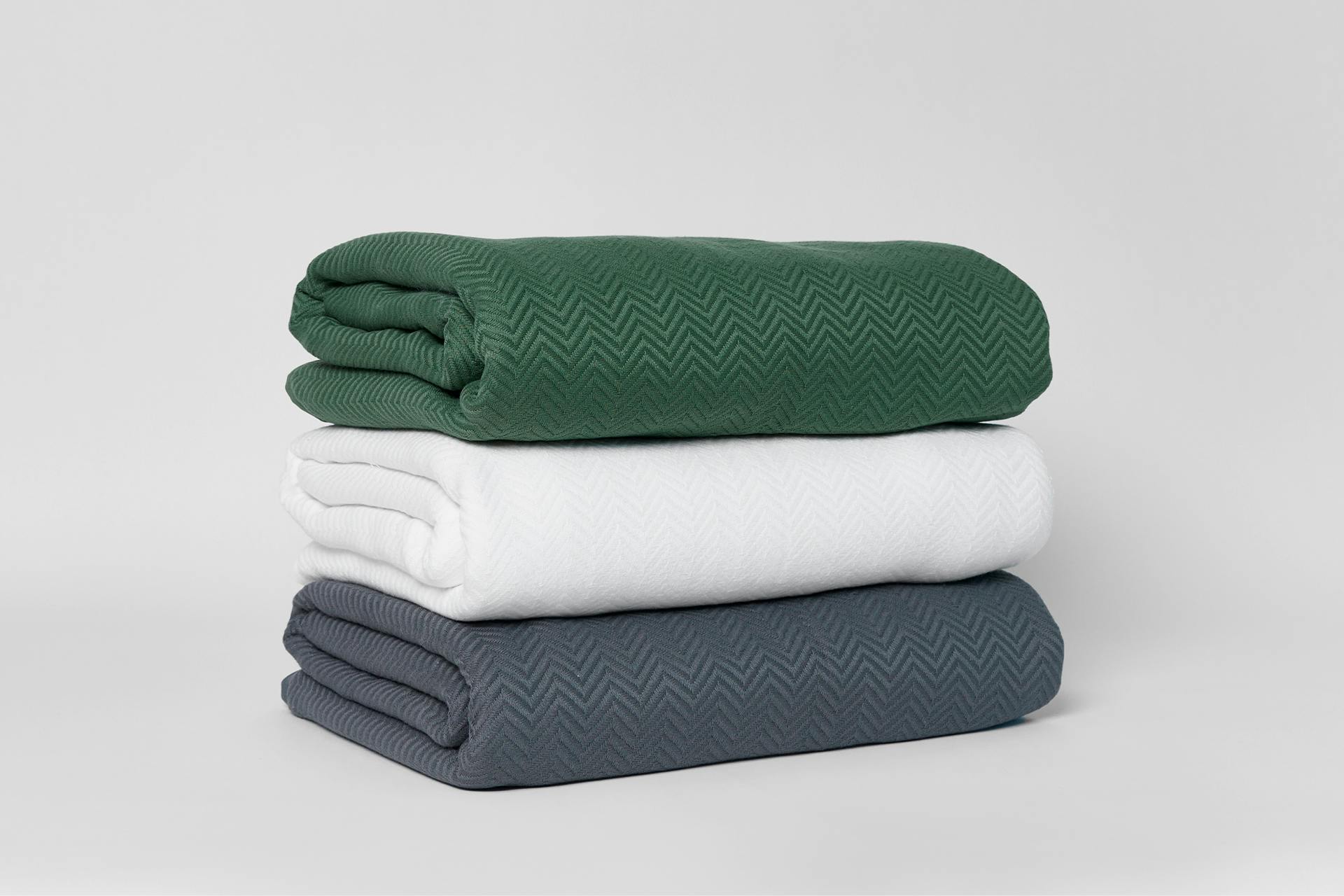 Herringbone Knit Blanket