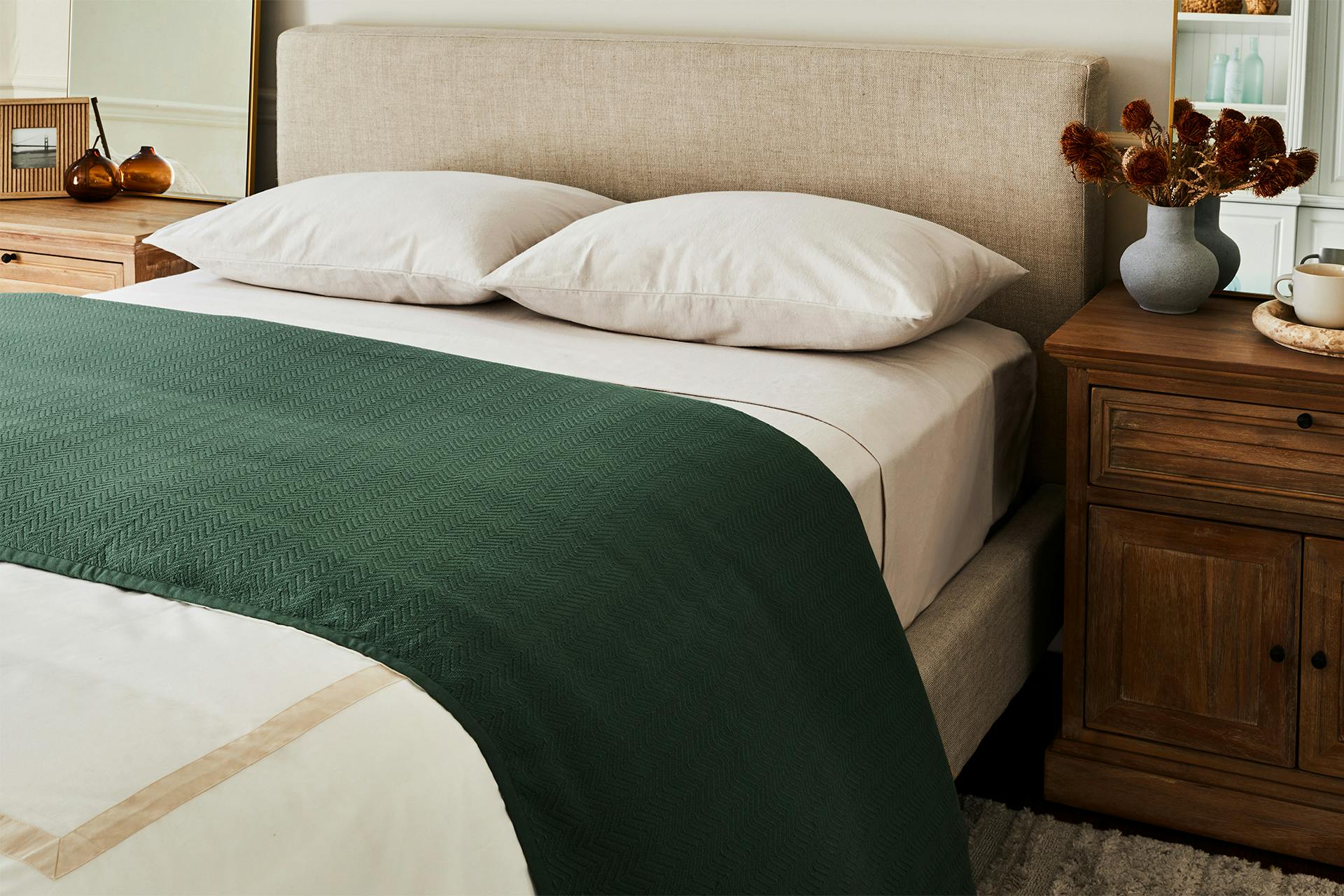 Herringbone Knit Blanket - Thumbnail 3