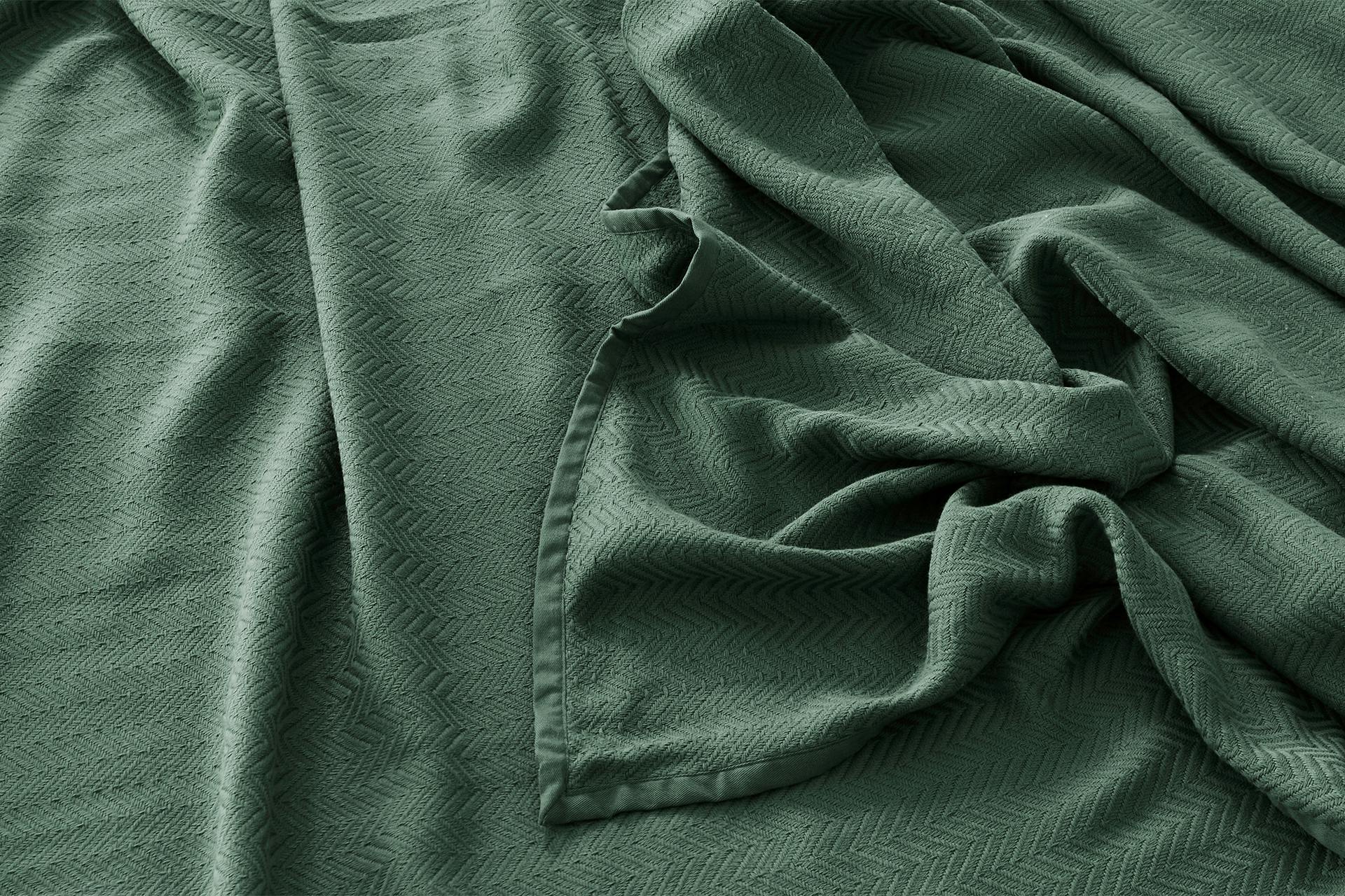 Herringbone Knit Blanket - Thumbnail 2