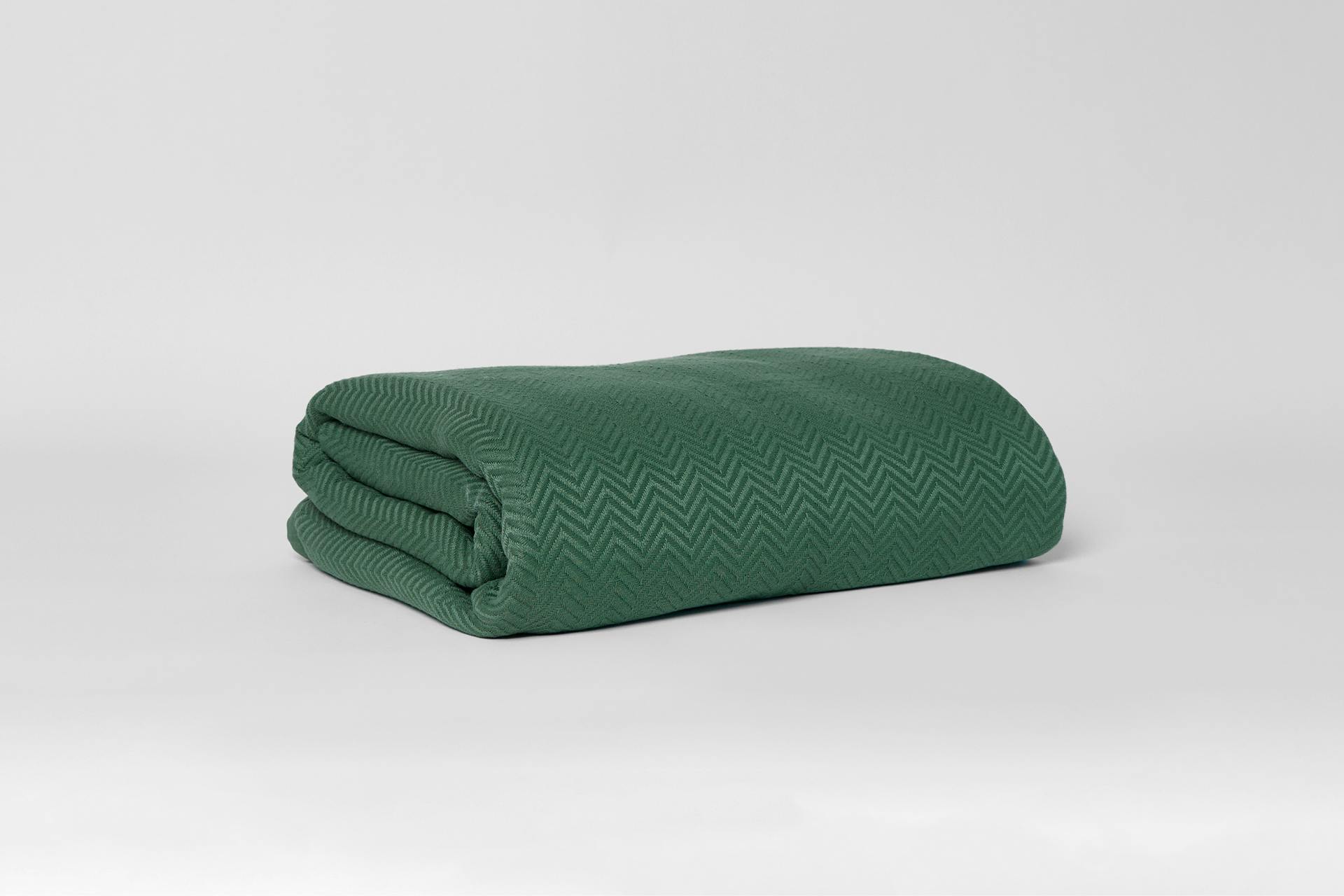 Herringbone Knit Blanket - Thumbnail 4