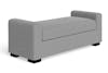 Lena Cushioned Bench silo angle