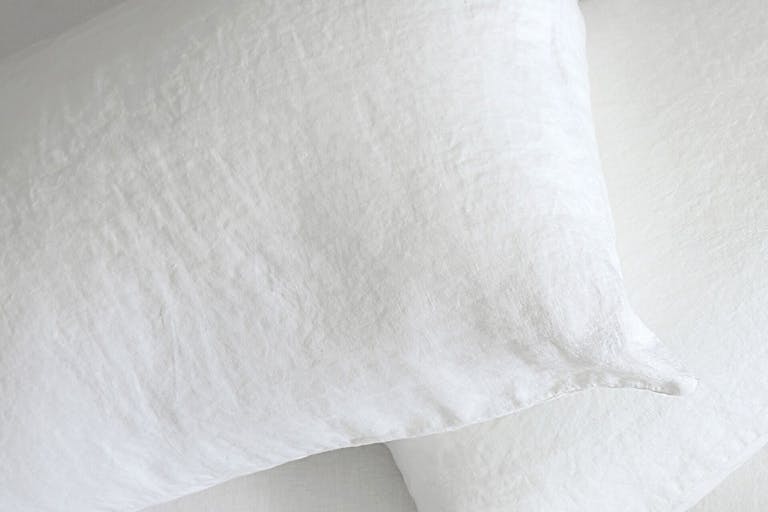 Linen Pillowcase Pair lifestyle detail
