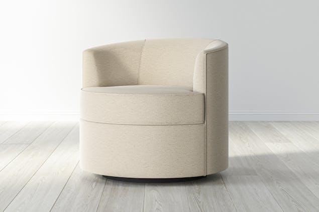 Luna Swivel Chair studio angle