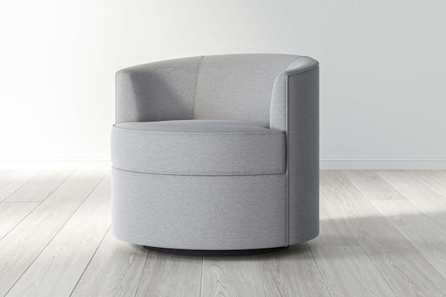 Luna Swivel Chair studio angle