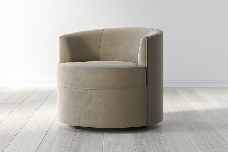 Luna Swivel Chair studio angle