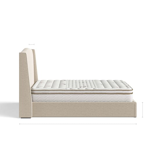 Minori Storage Bed profile dimensions