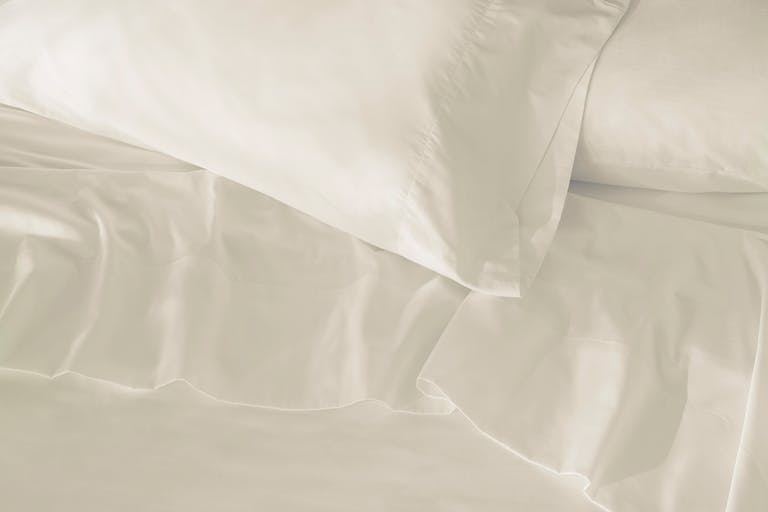 Organic Sateen Pillowcase Pair lifestyle close up