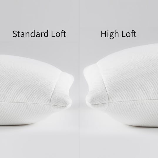 Loft comparison organic quilted pillow