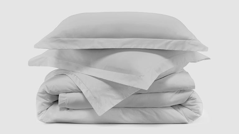Saatva Organic Sateen Duvet Cover Set