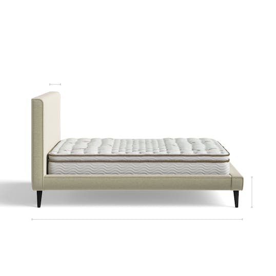 Porto Bed Frame With Storage Dimensions dimensions/profile