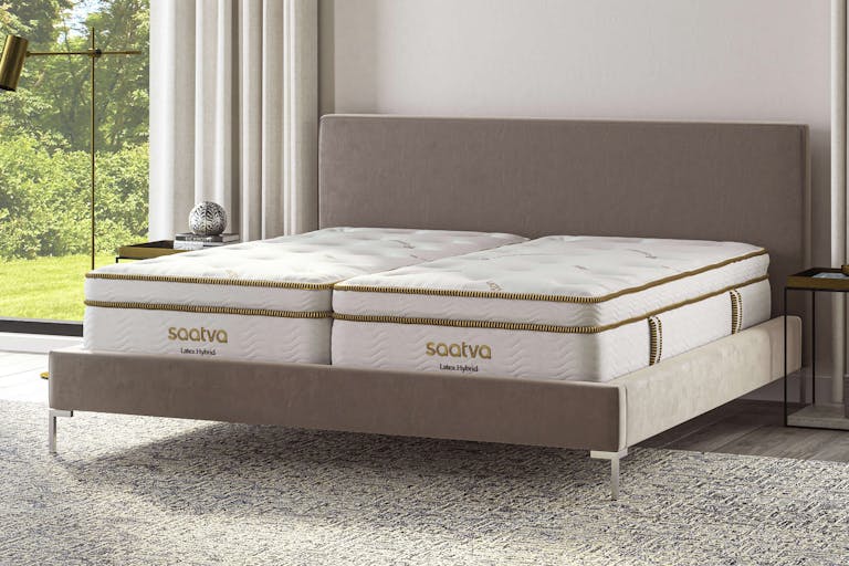 Saatva Latex Hybrid Mattress lifestyle