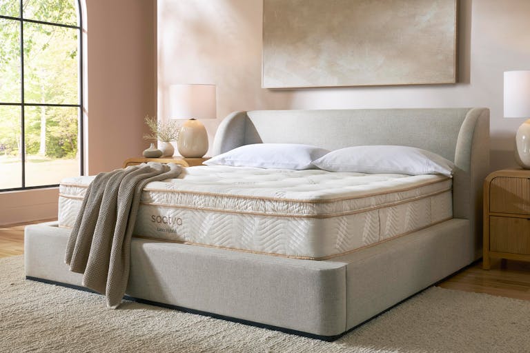 Saatva Latex Hybrid Mattress lifestyle