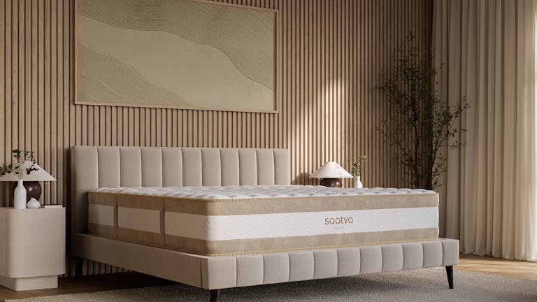 Saatva Rx Mattress room angle