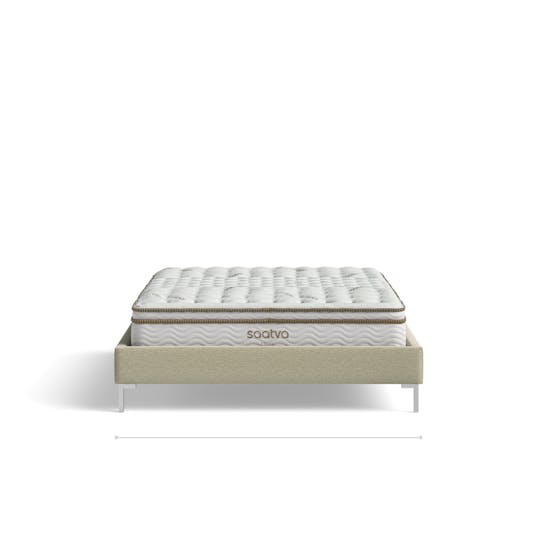 Santorini Platform Bed front dimensions