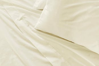 The Sateen Sheet Set & Latex Pillows Bundle