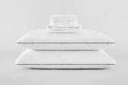 Sateen Sheet Set & Memory Foam Pillows Bundle