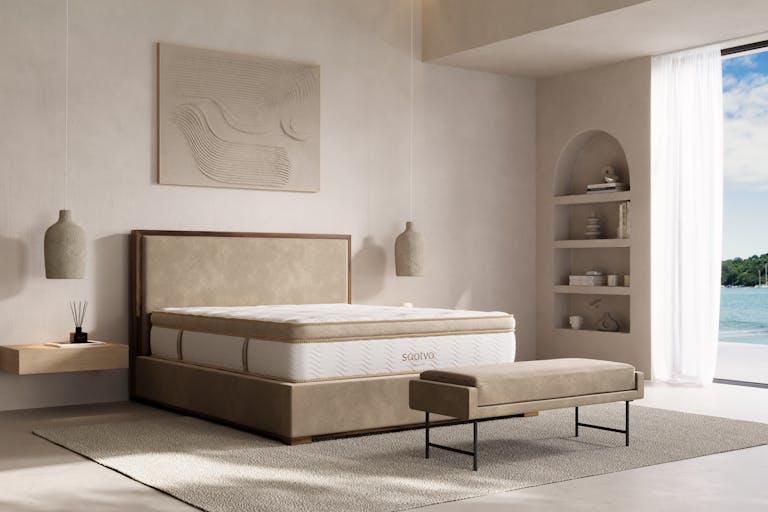 Solaire Adjustable Firmness Mattress lifestyle