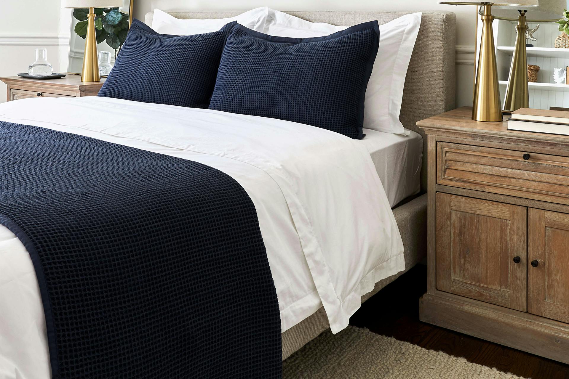 Waffle Knit Blanket - Thumbnail 3