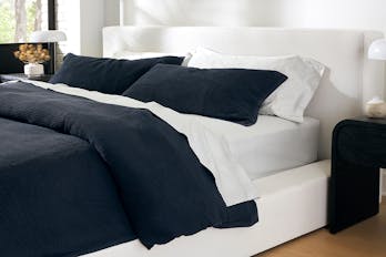 The Waffle Knit Duvet Cover Set